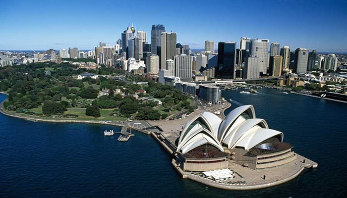 Vista panorámica de Sidney, Australia: Mejores Seguros De Viajes Para Ir A Australia
